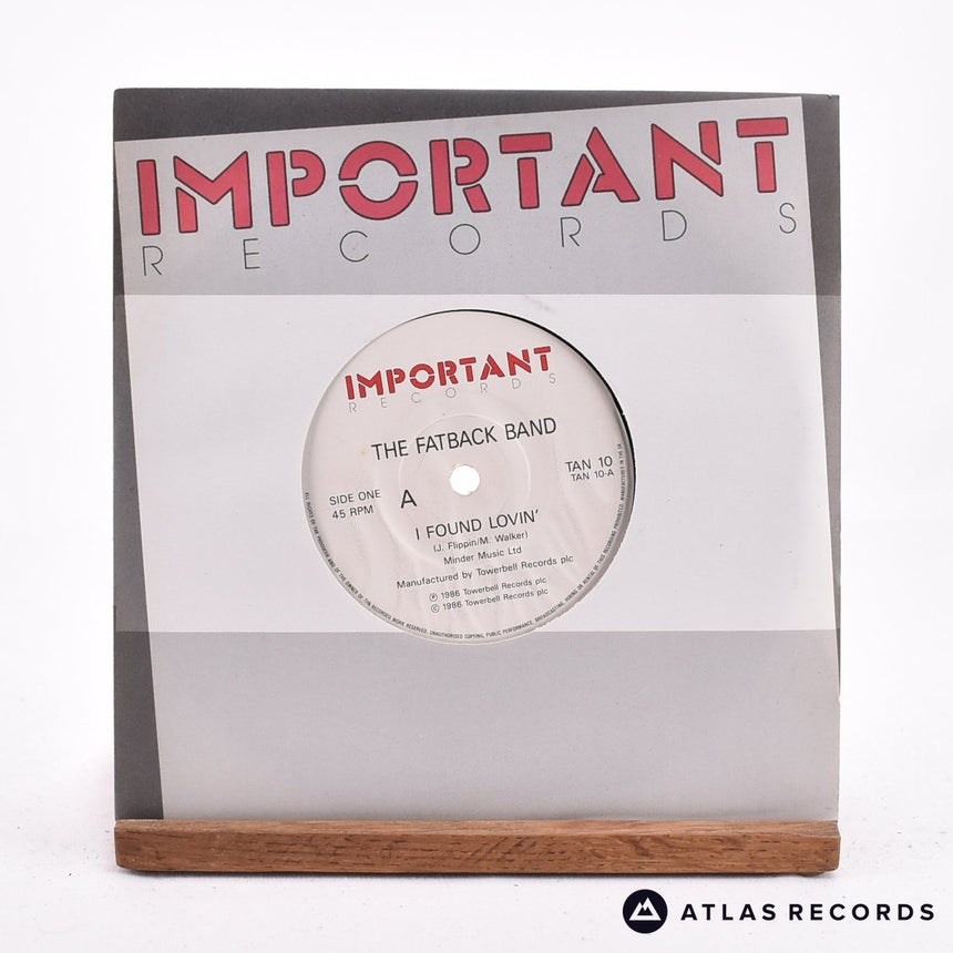 The Fatback Band I Found Lovin' 7" Vinyl Record - In Sleeve