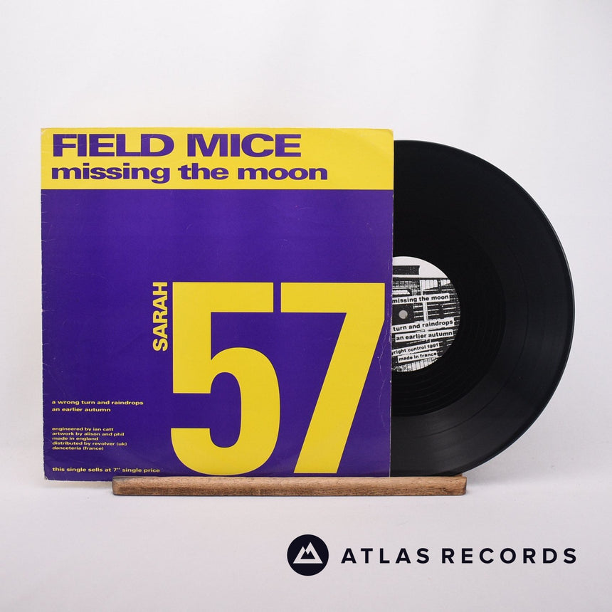 The Field Mice Missing The Moon 12" Vinyl Record - Front Cover & Record