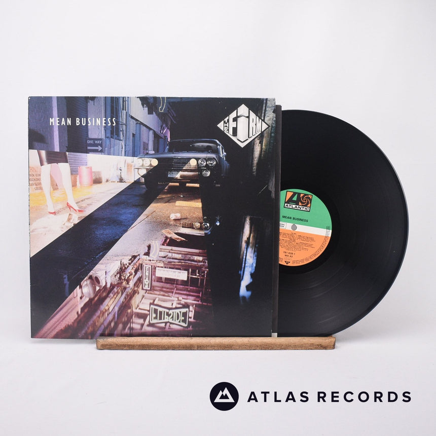 The Firm Mean Business LP Vinyl Record - Front Cover & Record