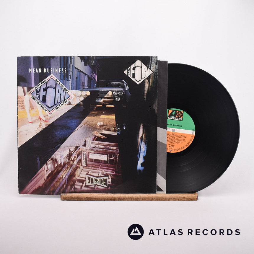 The Firm Mean Business LP Vinyl Record - Front Cover & Record