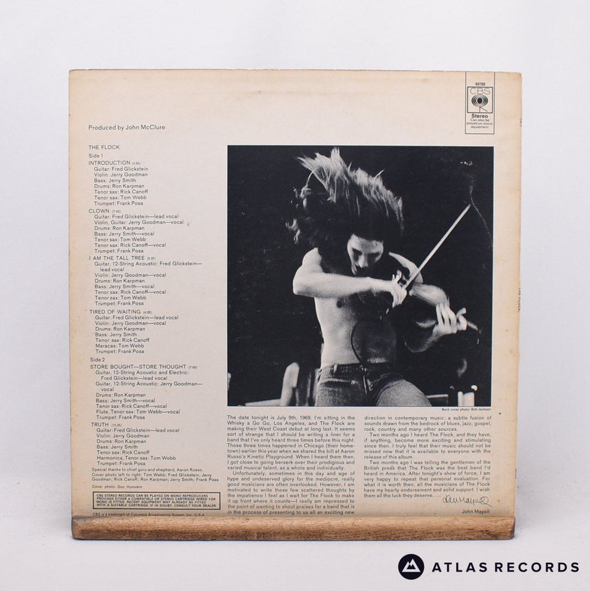 The Flock - The Flock - LP Vinyl Record - VG+/VG+