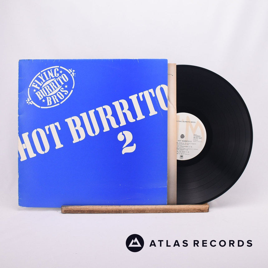 The Flying Burrito Bros Hot Burrito 2 LP Vinyl Record - Front Cover & Record