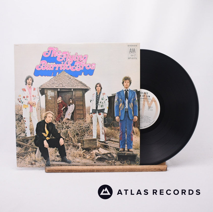 The Flying Burrito Bros The Gilded Palace Of Sin LP Vinyl Record - Front Cover & Record