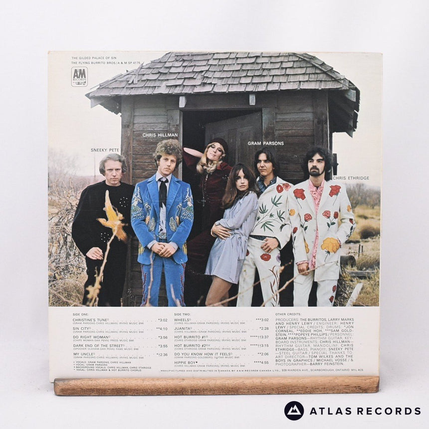The Flying Burrito Bros - The Gilded Palace Of Sin - LP Vinyl Record - EX/EX