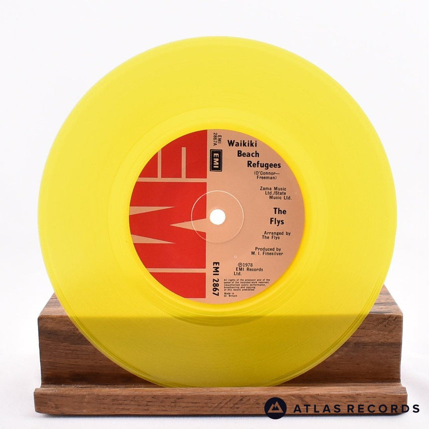 The Flys - Waikiki Beach Refugees - Yellow 7" Vinyl Record - VG+/VG+
