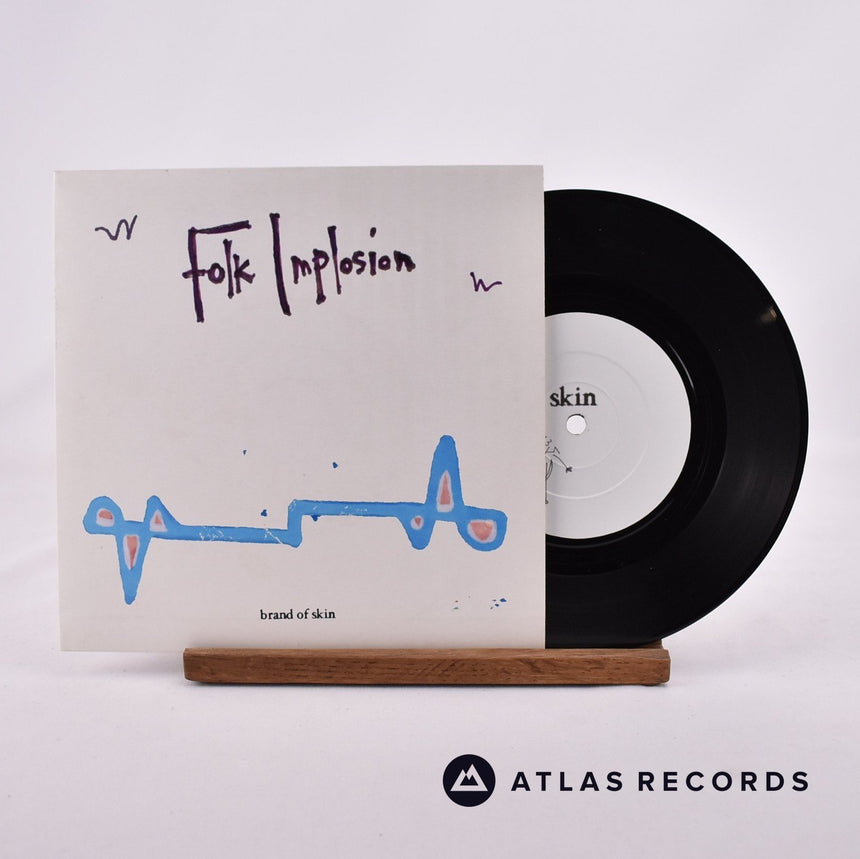 The Folk Implosion Brand Of Skin 7" Vinyl Record - Front Cover & Record