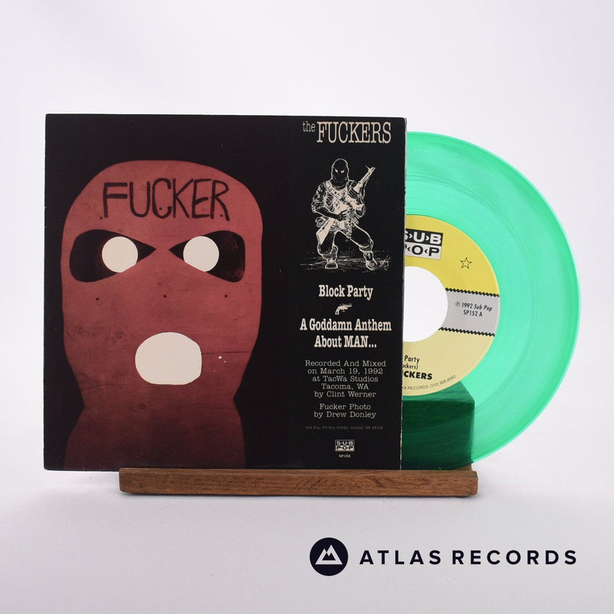 The Fuckers Block Party 7" Vinyl Record - Front Cover & Record