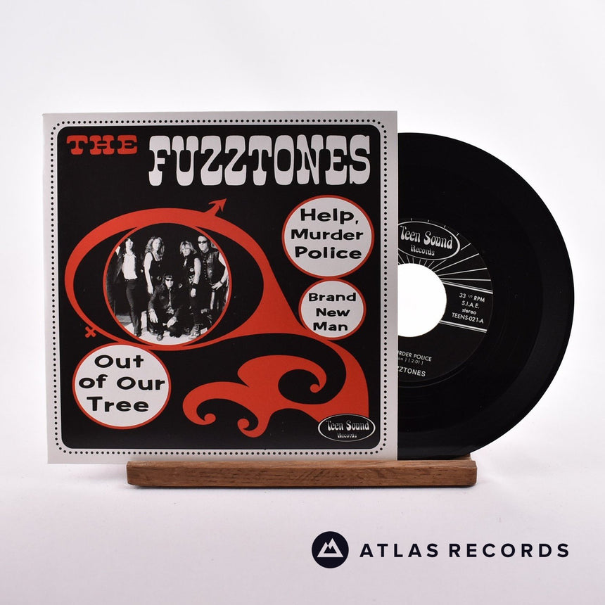 The Fuzztones Help, Murder, Police 7" Vinyl Record - Front Cover & Record