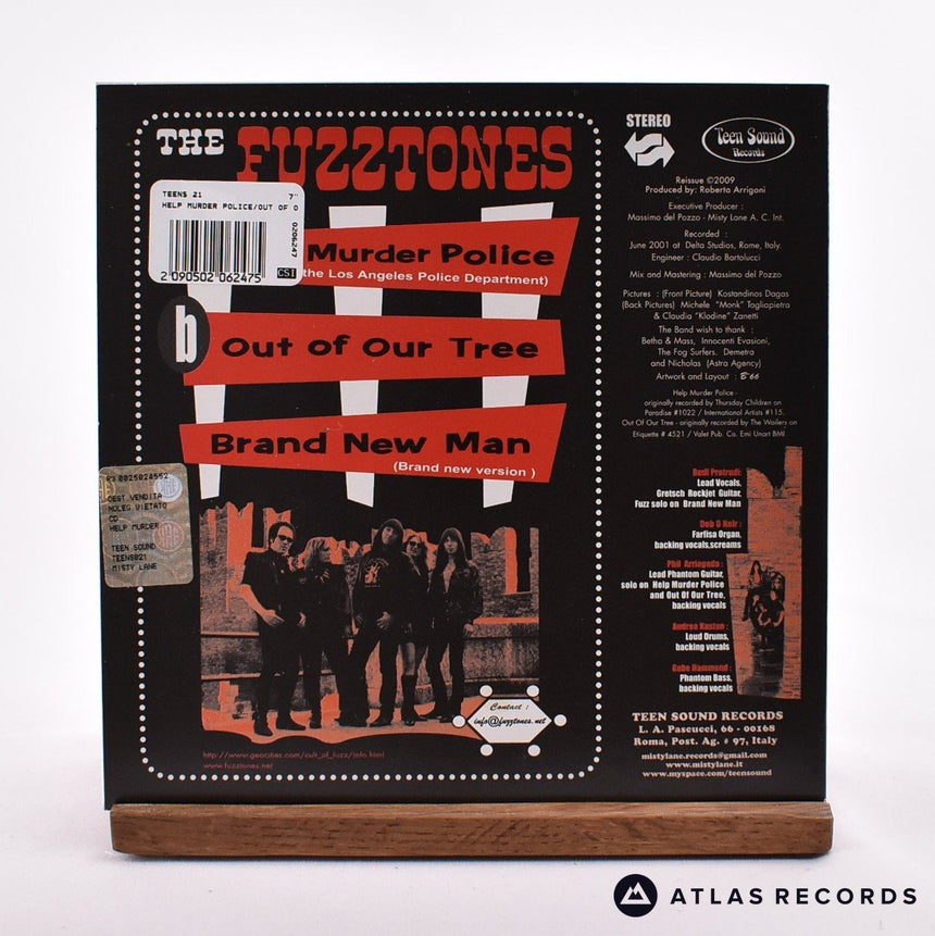 The Fuzztones - Help, Murder, Police - 7" EP Vinyl Record - NM/EX