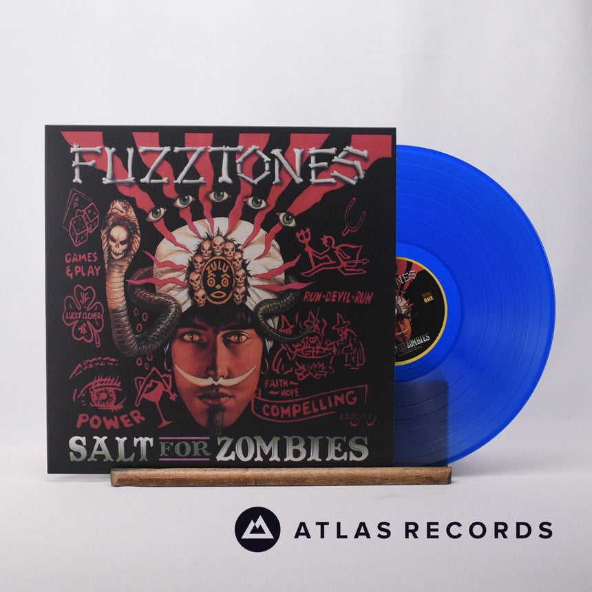 The Fuzztones Salt For Zombies 7" + LP Vinyl Record - Front Cover & Record