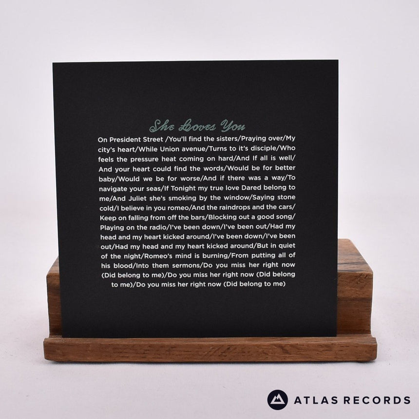 The Gaslight Anthem - Tumbling Dice - Lyric Sheet 7" Vinyl Record - NM/NM