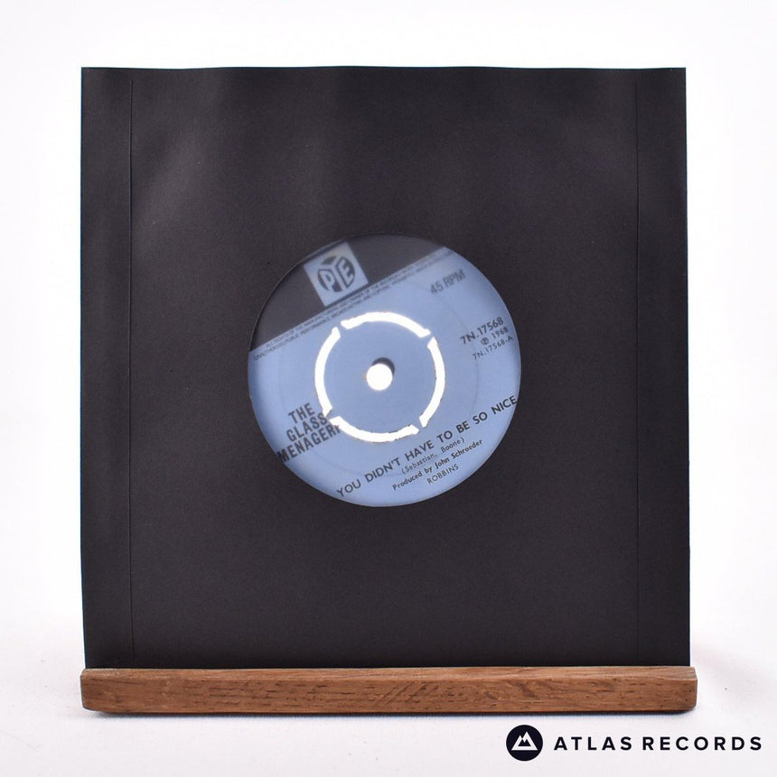 The Glass Menagerie You Didn't Have To Be So Nice 7" Vinyl Record - In Sleeve