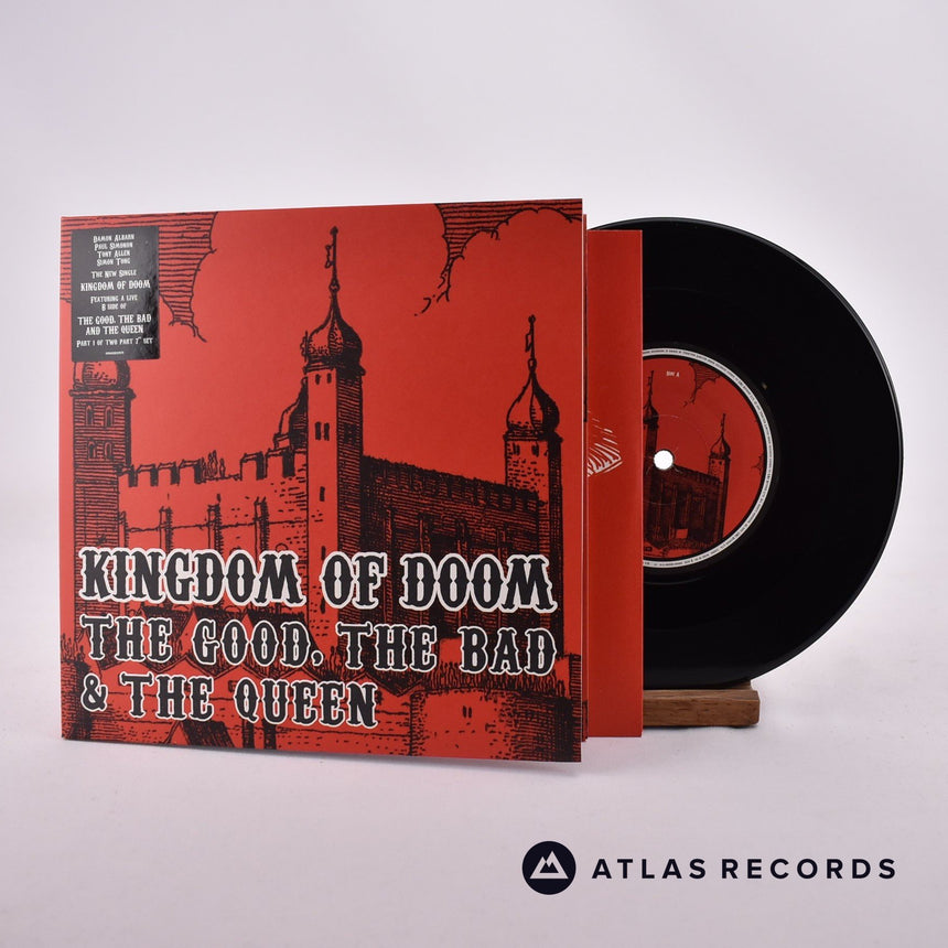 The Good, The Bad & The Queen Kingdom Of Doom 7" Vinyl Record - Front Cover & Record