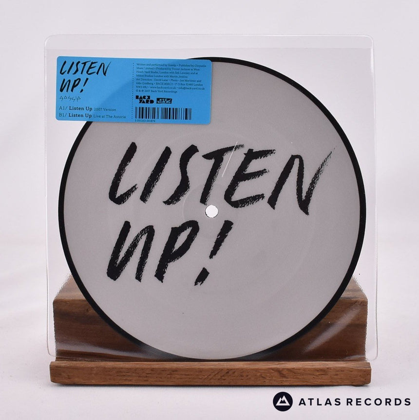 The Gossip Listen Up! 7" Vinyl Record - Front Cover & Record