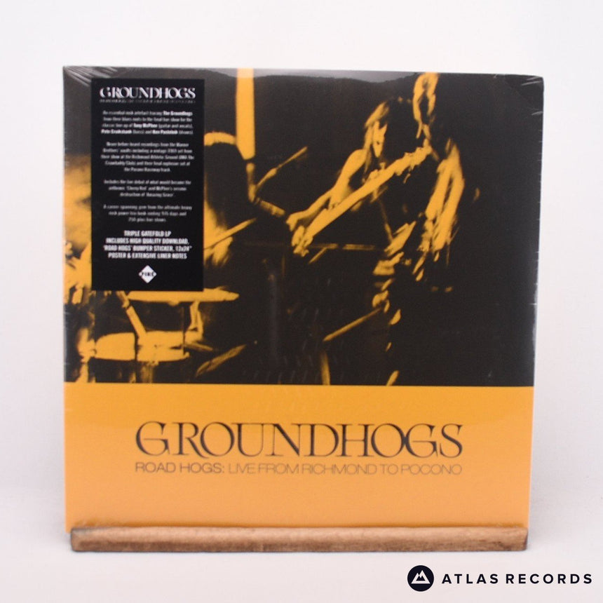 The Groundhogs Road Hogs: Live From Richmond To Pocono 3 x LP Vinyl Record - Front Cover & Record