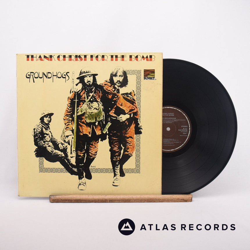 The Groundhogs Thank Christ For The Bomb LP Vinyl Record - Front Cover & Record