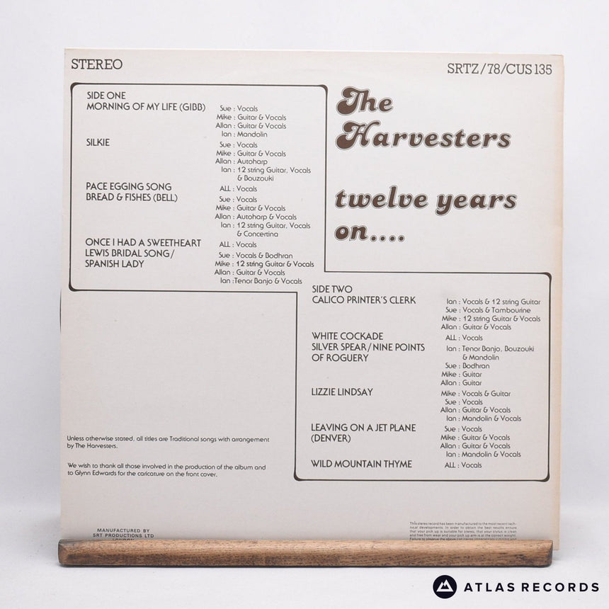 The Harvesters - Twelve Years On.... - LP Vinyl Record - EX/VG+