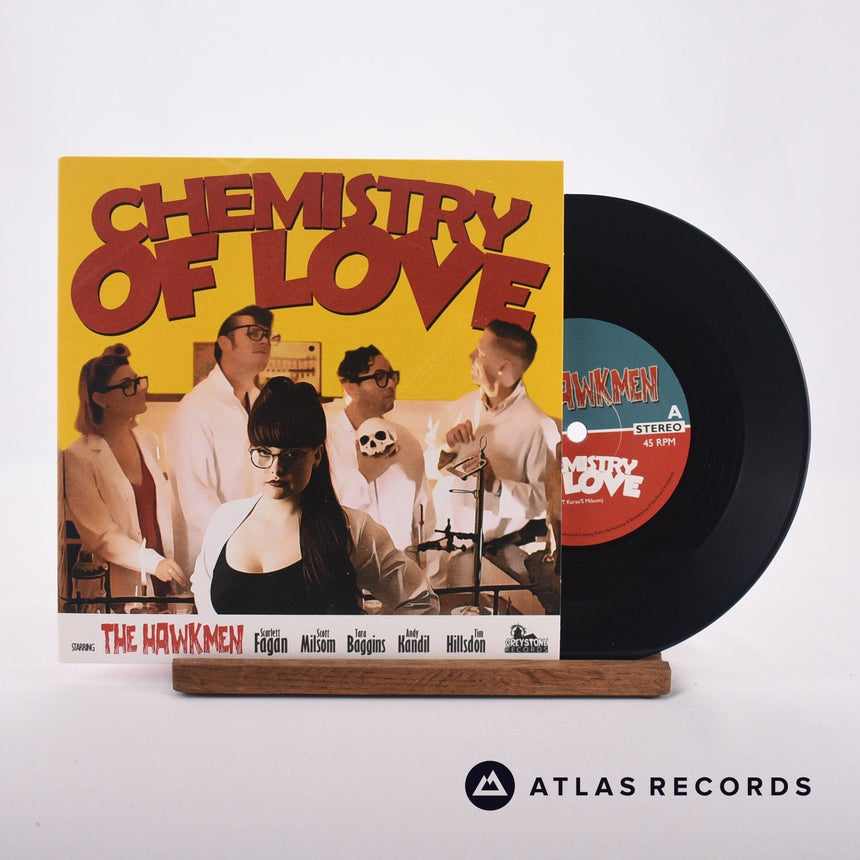 The Hawkmen Chemistry Of Love 7" Vinyl Record - Front Cover & Record
