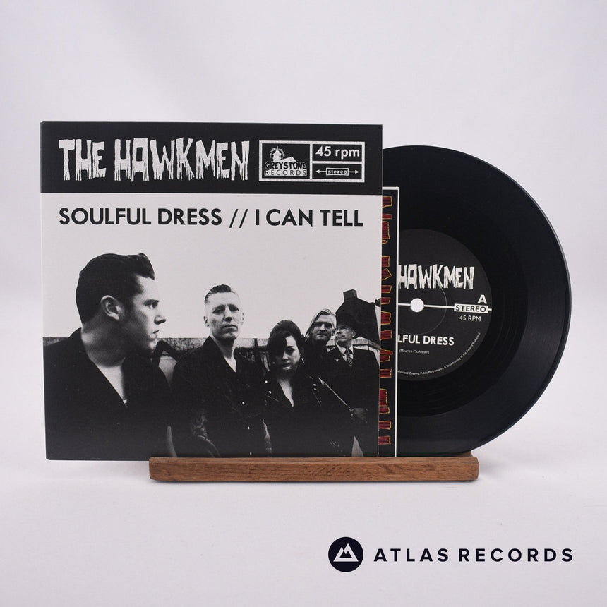 The Hawkmen Soulful Dress // I Can Tell 7" Vinyl Record - Front Cover & Record