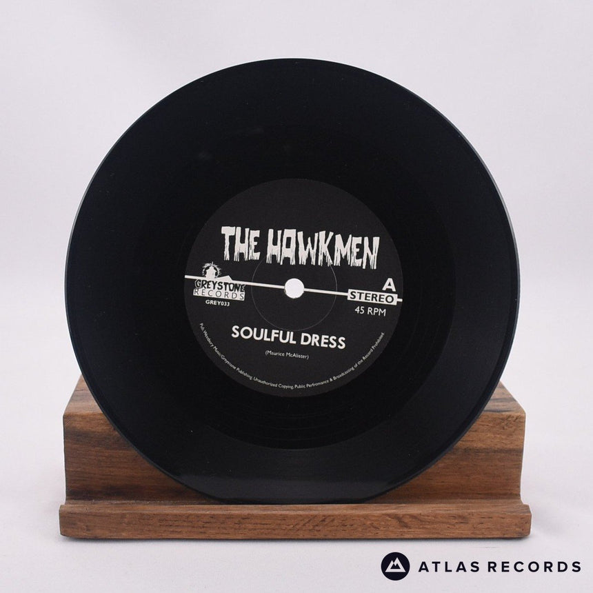 The Hawkmen - Soulful Dress // I Can Tell - Sticker 7" Vinyl Record - NM/NM
