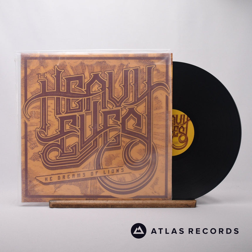 The Heavy Eyes He Dreams Of Lions LP Vinyl Record - Front Cover & Record