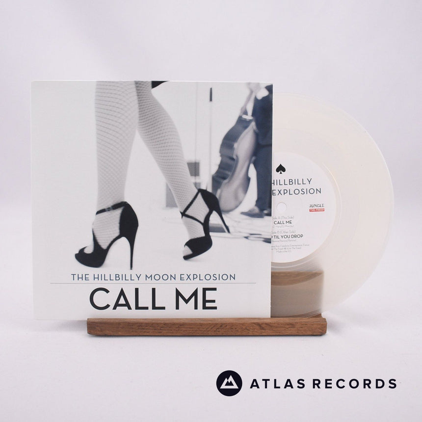 The Hillbilly Moon Explosion Call Me 7" Vinyl Record - Front Cover & Record