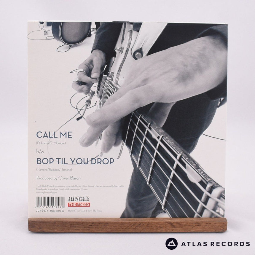 The Hillbilly Moon Explosion - Call Me - White 7" Vinyl Record - NM/NM