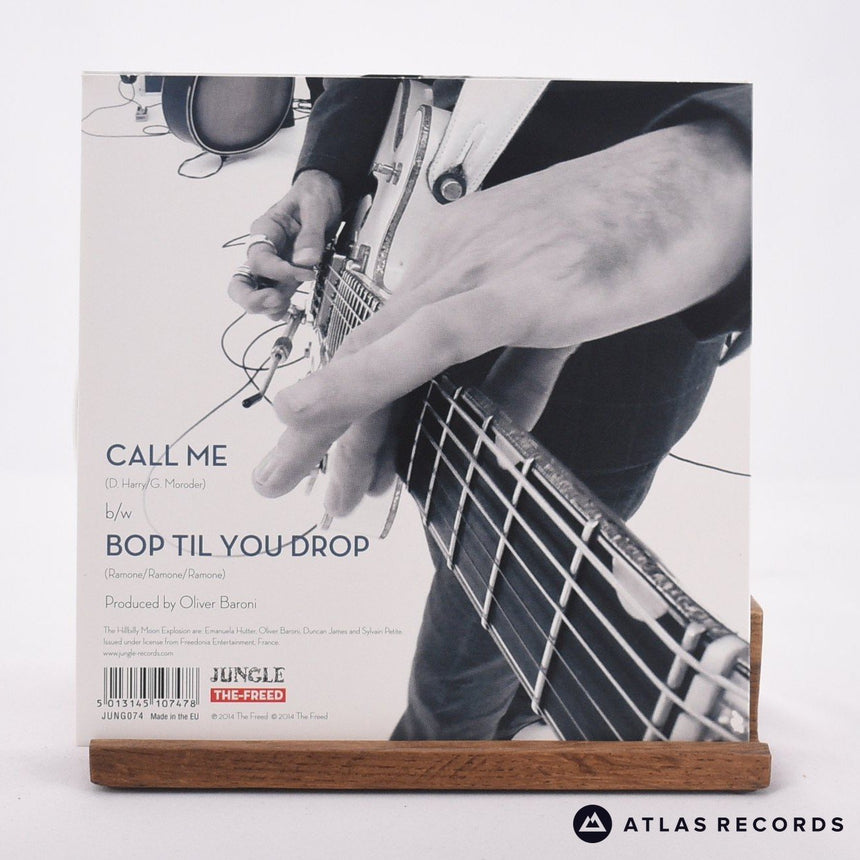 The Hillbilly Moon Explosion - Call Me - White 7" Vinyl Record - NM/NM