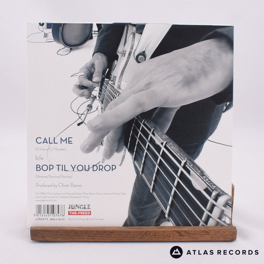 The Hillbilly Moon Explosion - Call Me - Clear 7" Vinyl Record - NM/NM