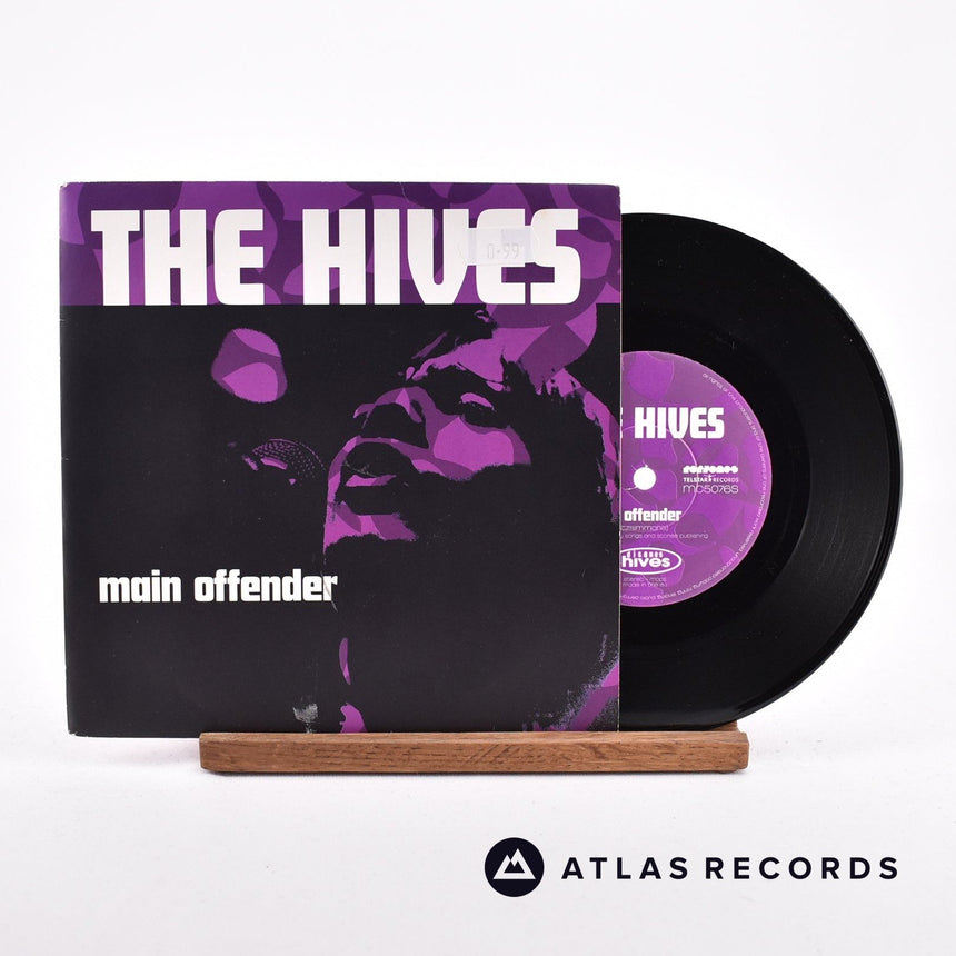 The Hives Main Offender 7" Vinyl Record - Front Cover & Record