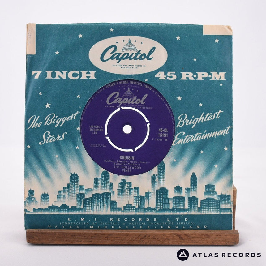 The Hollywood Vines When Johnny Comes Slidin' Home 7" Vinyl Record - In Sleeve