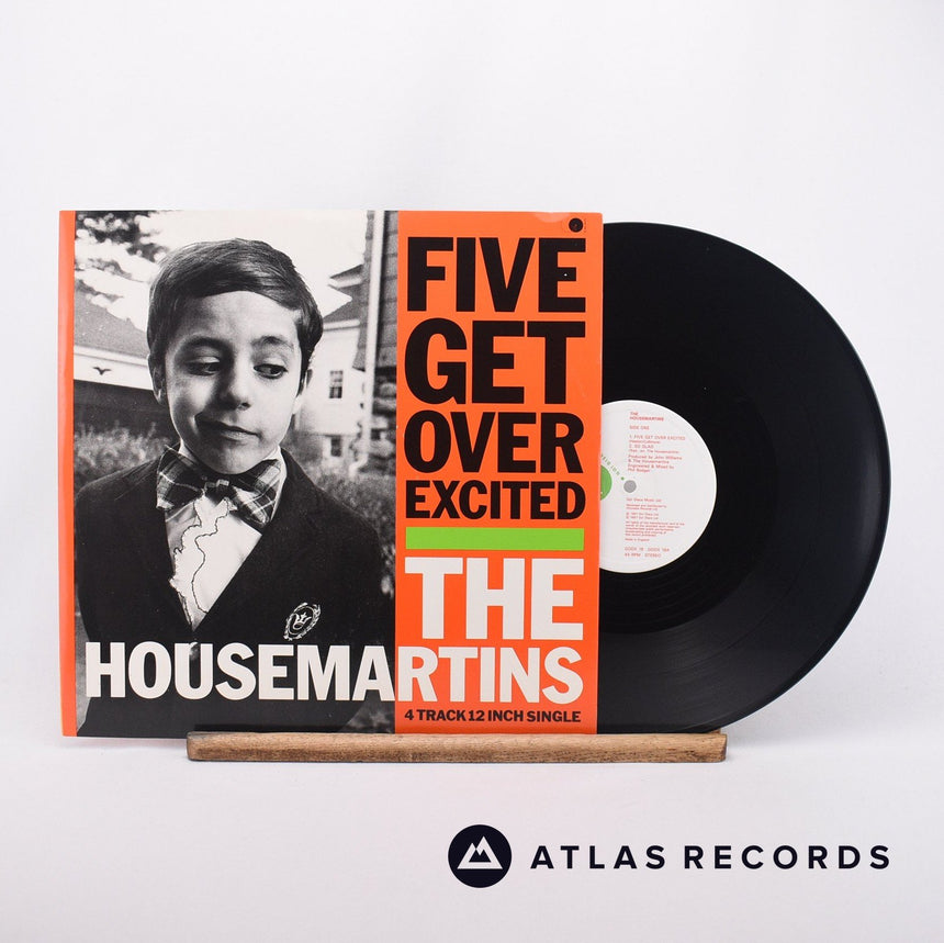 The Housemartins Five Get Over Excited 12" Vinyl Record - Front Cover & Record