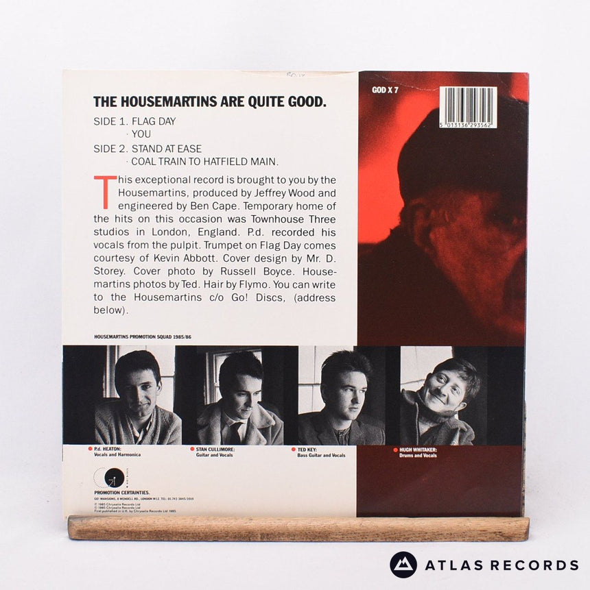 The Housemartins - Flag Day - A//1 B//2 12" Vinyl Record - VG+/EX