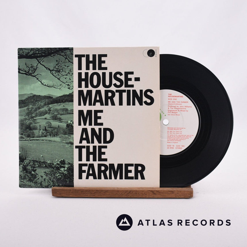 The Housemartins Me And The Farmer 7" Vinyl Record - Front Cover & Record