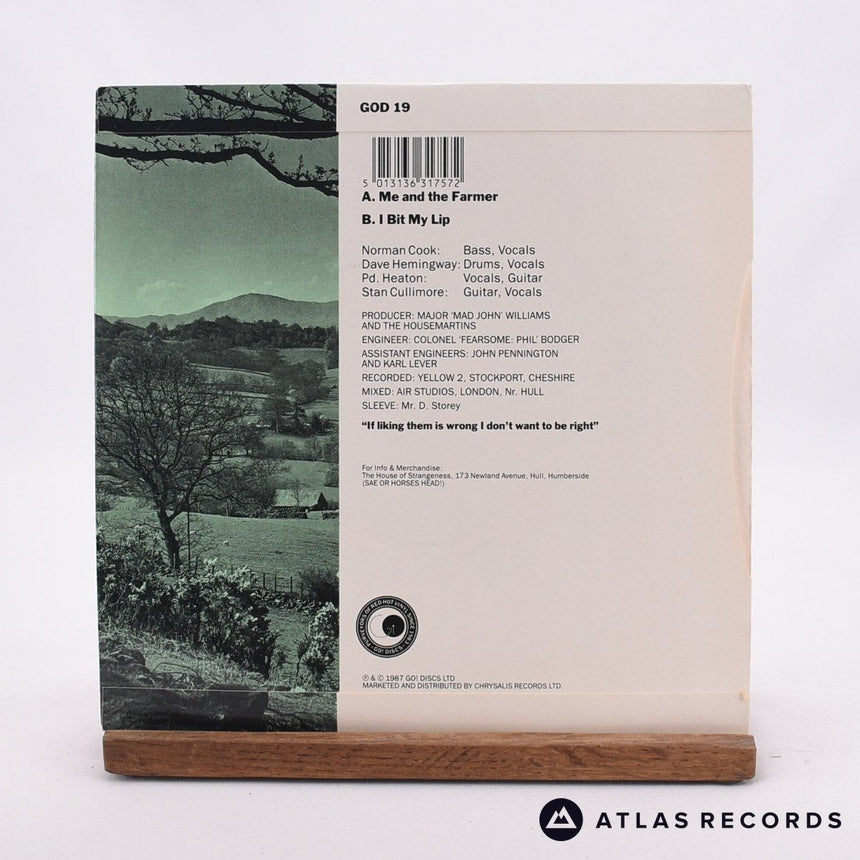 The Housemartins - Me And The Farmer - 7" Vinyl Record - EX/EX