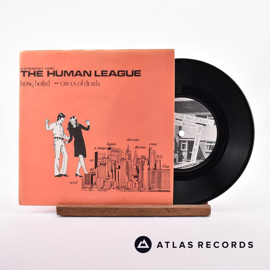 The Human League Being Boiled 7" Vinyl Record - Front Cover & Record