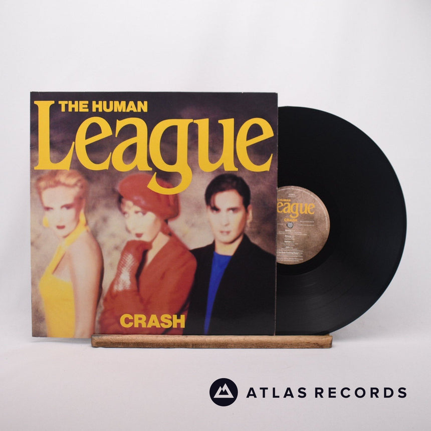 The Human League Crash LP Vinyl Record - Front Cover & Record