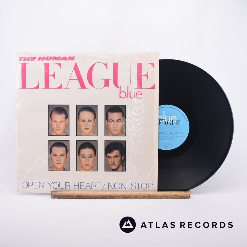 The Human League Open Your Heart 12" Vinyl Record - Front Cover & Record
