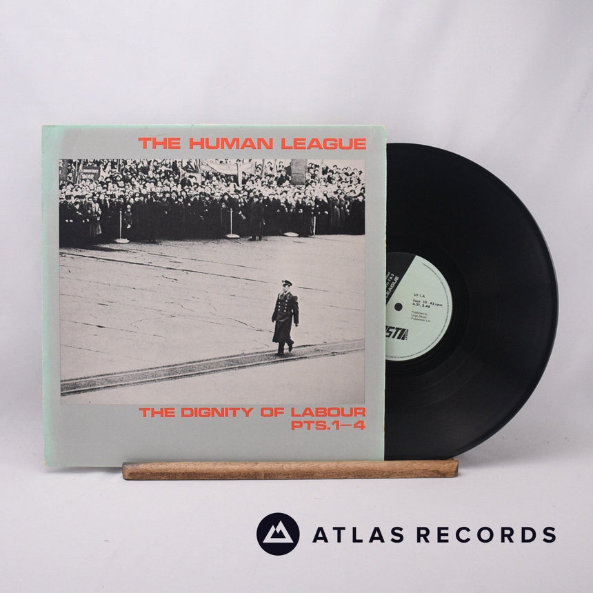 The Human League The Dignity Of Labour Pts.1-4 12" Vinyl Record - Front Cover & Record