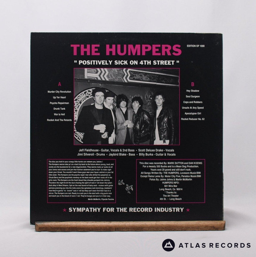 The Humpers - Positively Sick On 4th Street - LP Vinyl Record - VG+/EX