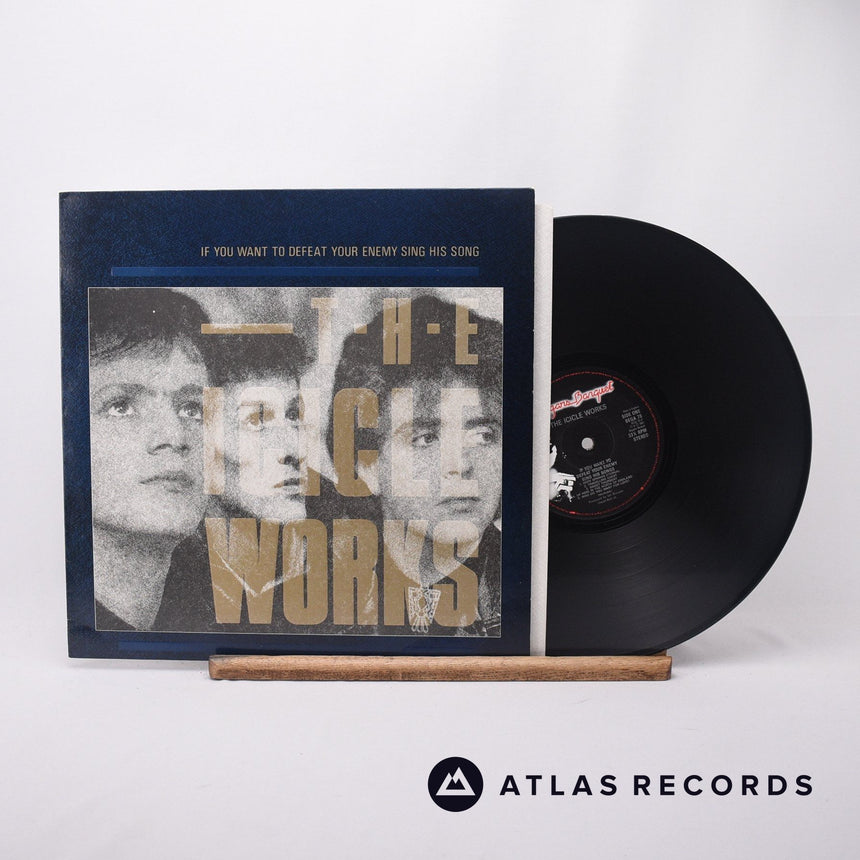 The Icicle Works If You Want To Defeat Your Enemy Sing His Song LP Vinyl Record - Front Cover & Record
