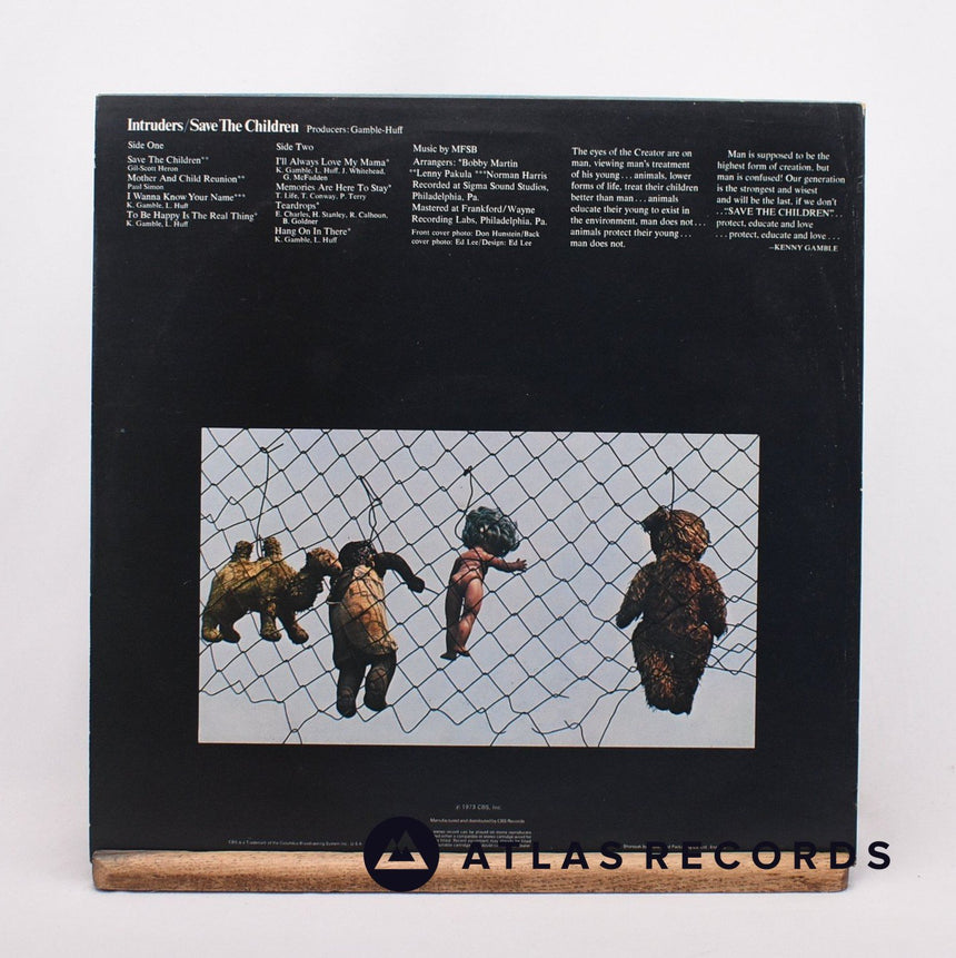 The Intruders - Save The Children - LP Vinyl Record - VG+/EX