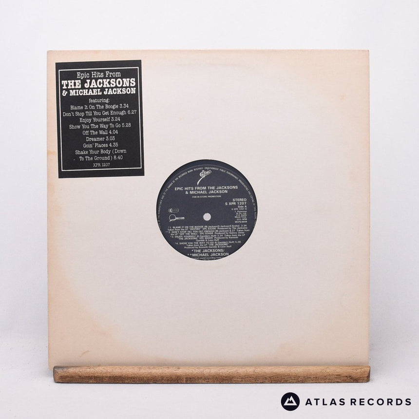The Jacksons Epic Hits From The Jacksons & Michael Jackson LP Vinyl Record - Front Cover & Record