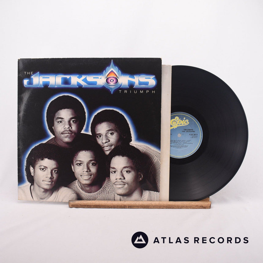 The Jacksons Triumph LP Vinyl Record - Front Cover & Record