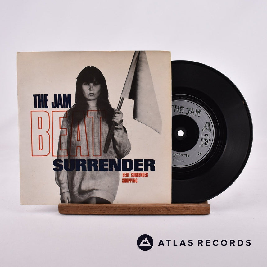 The Jam Beat Surrender 7" Vinyl Record - Front Cover & Record