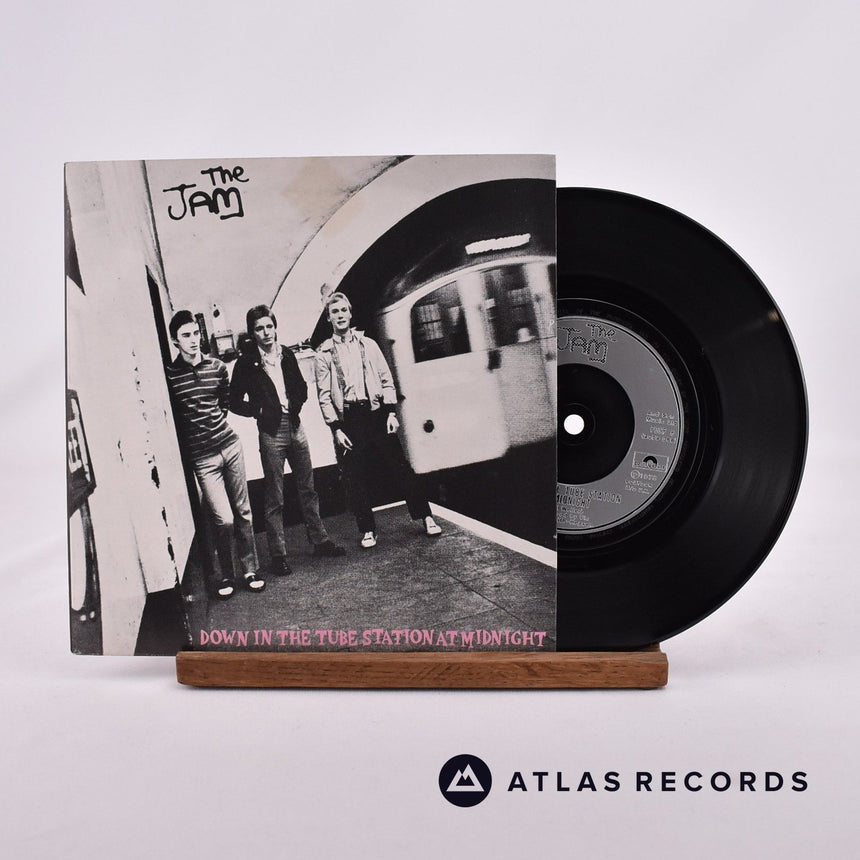 The Jam Down In The Tube Station At Midnight 7" Vinyl Record - Front Cover & Record