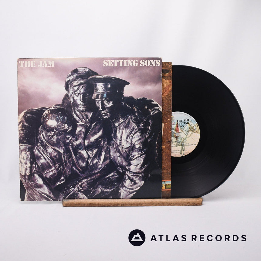 The Jam Setting Sons LP Vinyl Record - Front Cover & Record