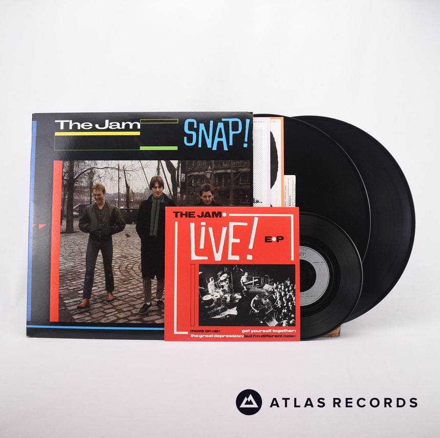The Jam Snap! 2 x LP + 7" Vinyl Record - Front Cover & Record
