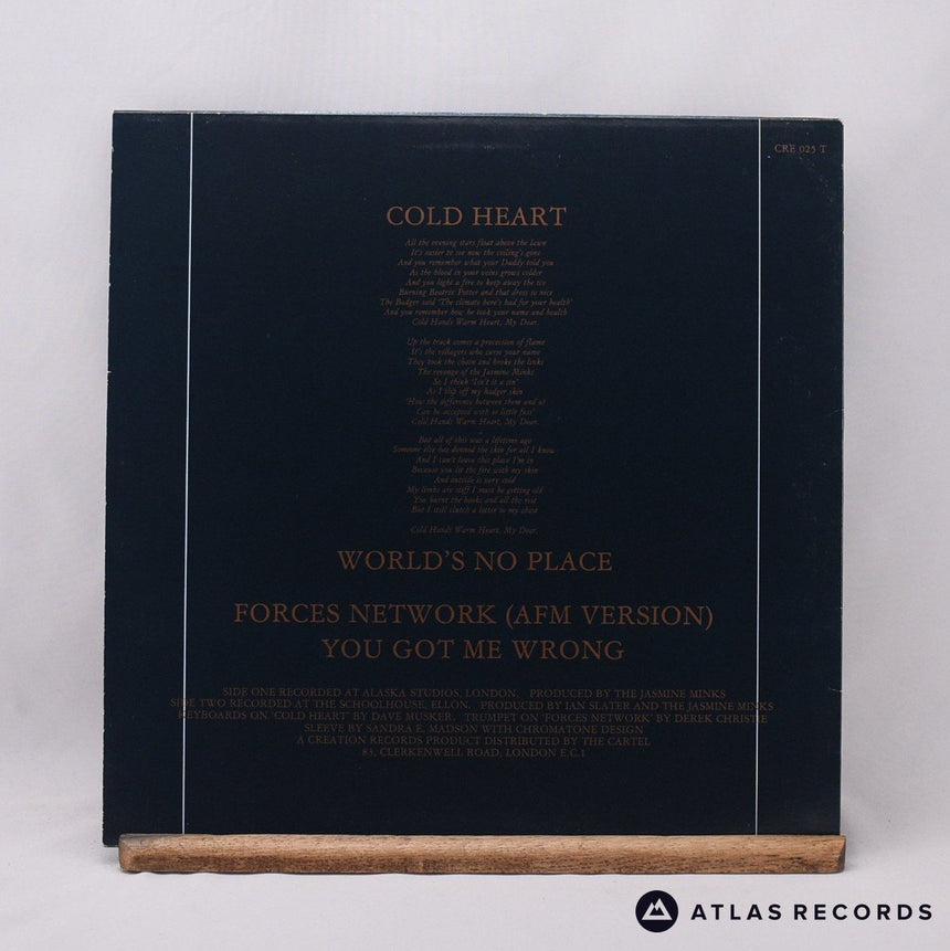 The Jasmine Minks - Cold Heart - 12" Vinyl Record - VG+/EX