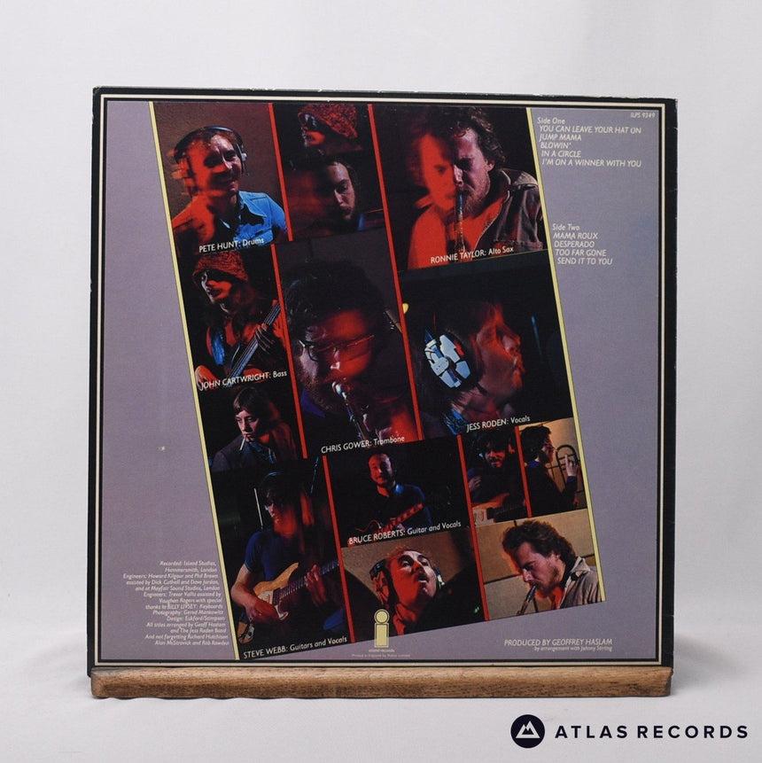 The Jess Roden Band - Keep Your Hat On - LP Vinyl Record - EX/EX